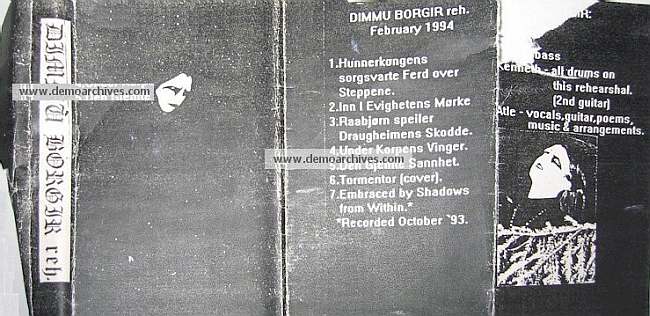 Dimmu Borgir - Rehearsal February 1994 (1994) Album Info