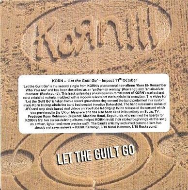 Korn  Let The Guilt Go (2010) Album Info