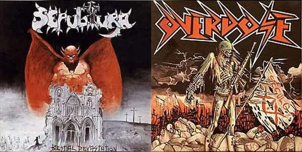Sepultura / Overdose - Bestial Devastation / S&#233;culo XX (1985)