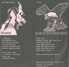 Y Diawled / Eryr Wen / Y Ficar / Malcolm Neon - Y Diawled / Eryr Wen / Y Ficar / Malcolm Neon (1982) Album Info