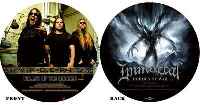 Immortal / Hypocrisy - Valley of the Damned / Hordes of War (2009) Album Info