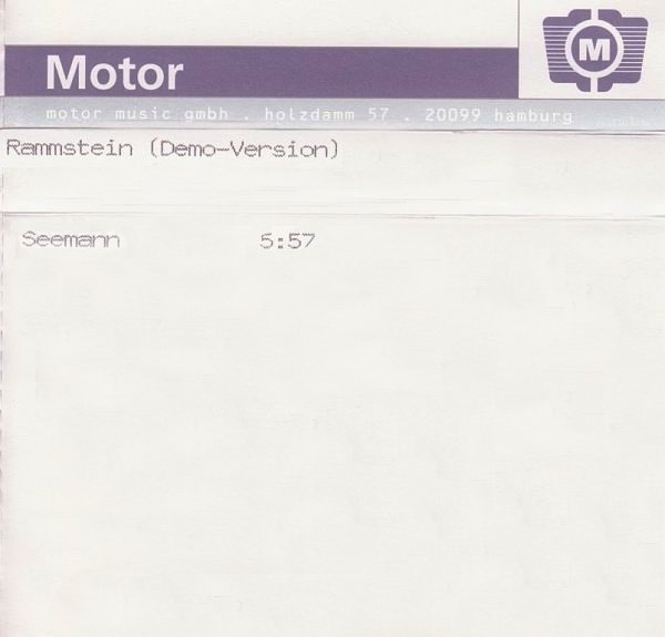 Rammstein - Seemann (1994) Album Info