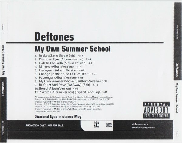 Deftones  My Own Summer School (2010) Album Info