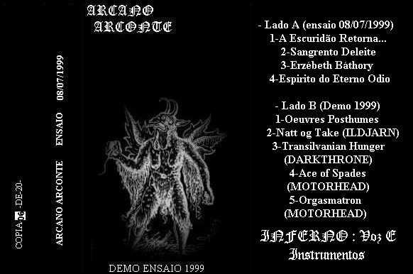 Arcano Arconte - Demo Ensaio 1998 (1998) Album Info