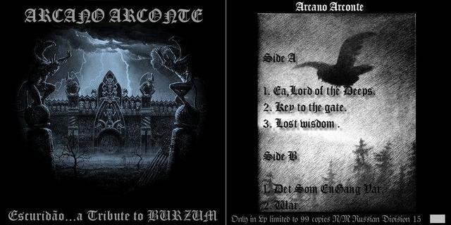 Arcano Arconte - Escurid&#227;o... a Tribute to Burzum (2000)