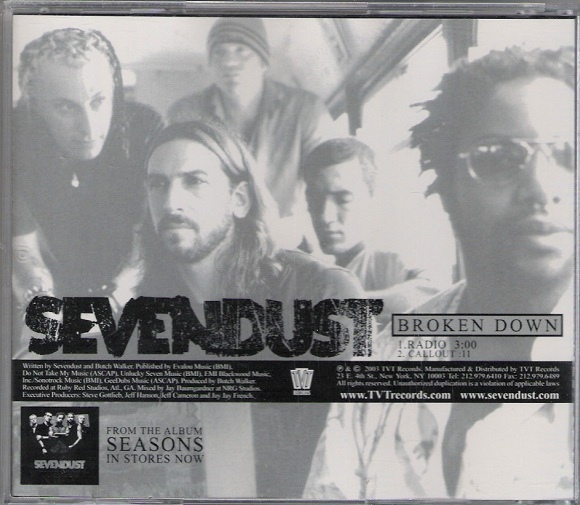 Sevendust  Broken Down (2003) Album Info