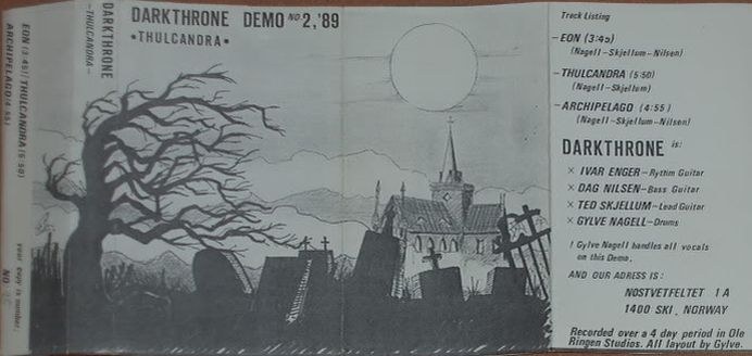 Darkthrone - Thulcandra (1989) Album Info