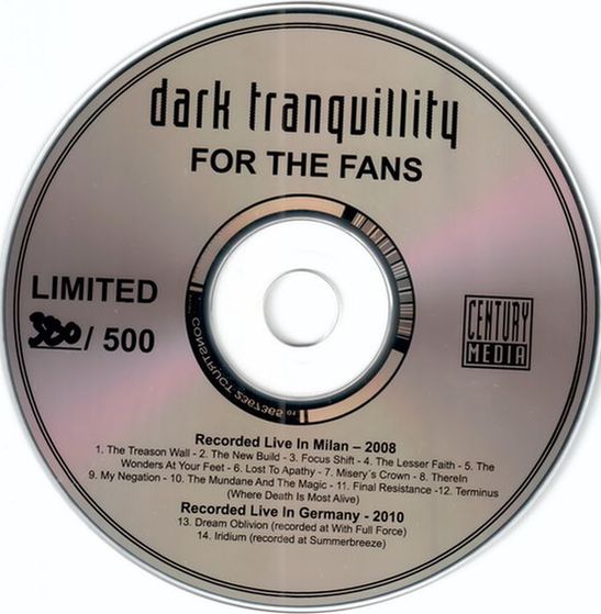 Dark Tranquillity - For the Fans (2013) Album Info