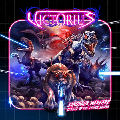 Victorius - Dinosaur Warfare - Legend of the Power Saurus (2018) Album Info