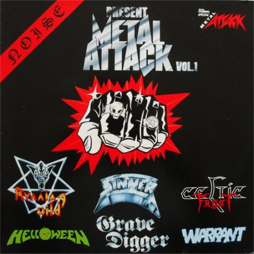 Helloween / Celtic Frost / Running Wild / Grave Digger / Sinner / Warrant - Metal Attack Vol. 1 (1985) Album Info